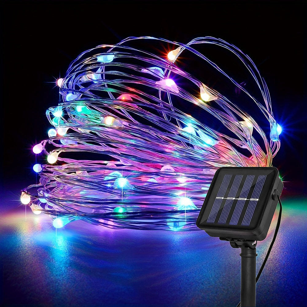 Solar String Lights – 300/100 LED Outdoor Fairy Lights for Garden & Holidays
