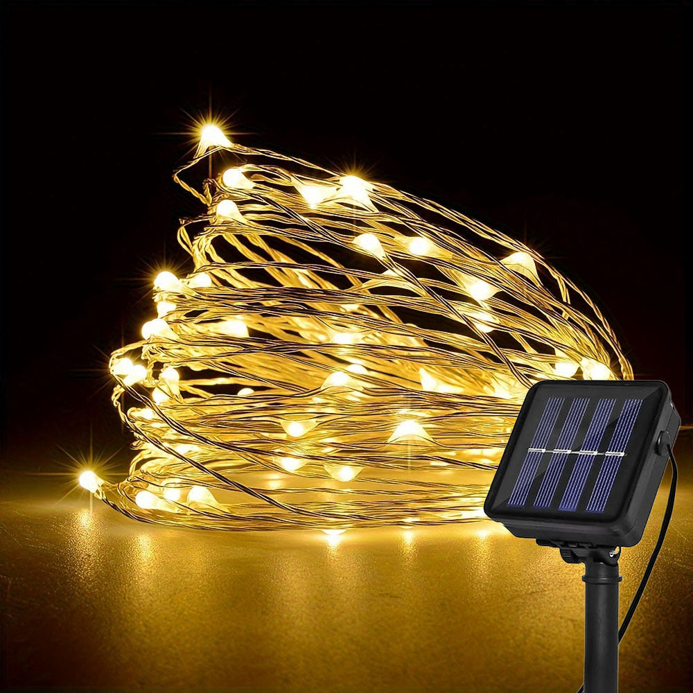 Solar String Lights – 300/100 LED Outdoor Fairy Lights for Garden & Holidays