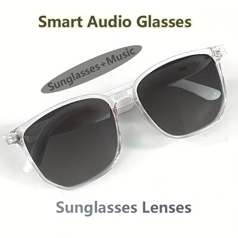 Smart Audio Glasses with Auto Dimming & Built-in Speakers
