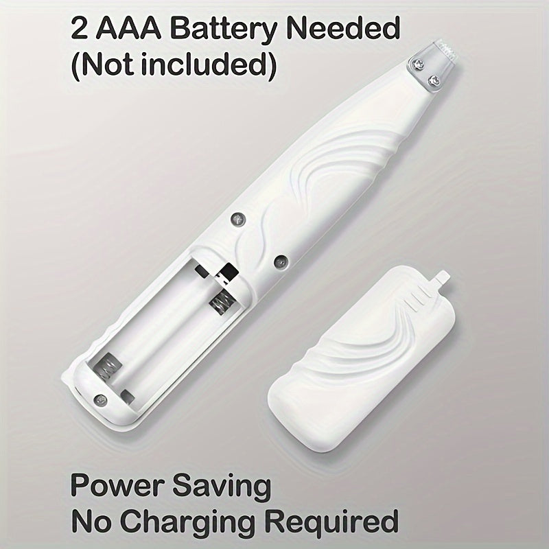 Cordless Pet Paw Trimmer – Low Noise Clippers for Dogs & Cats