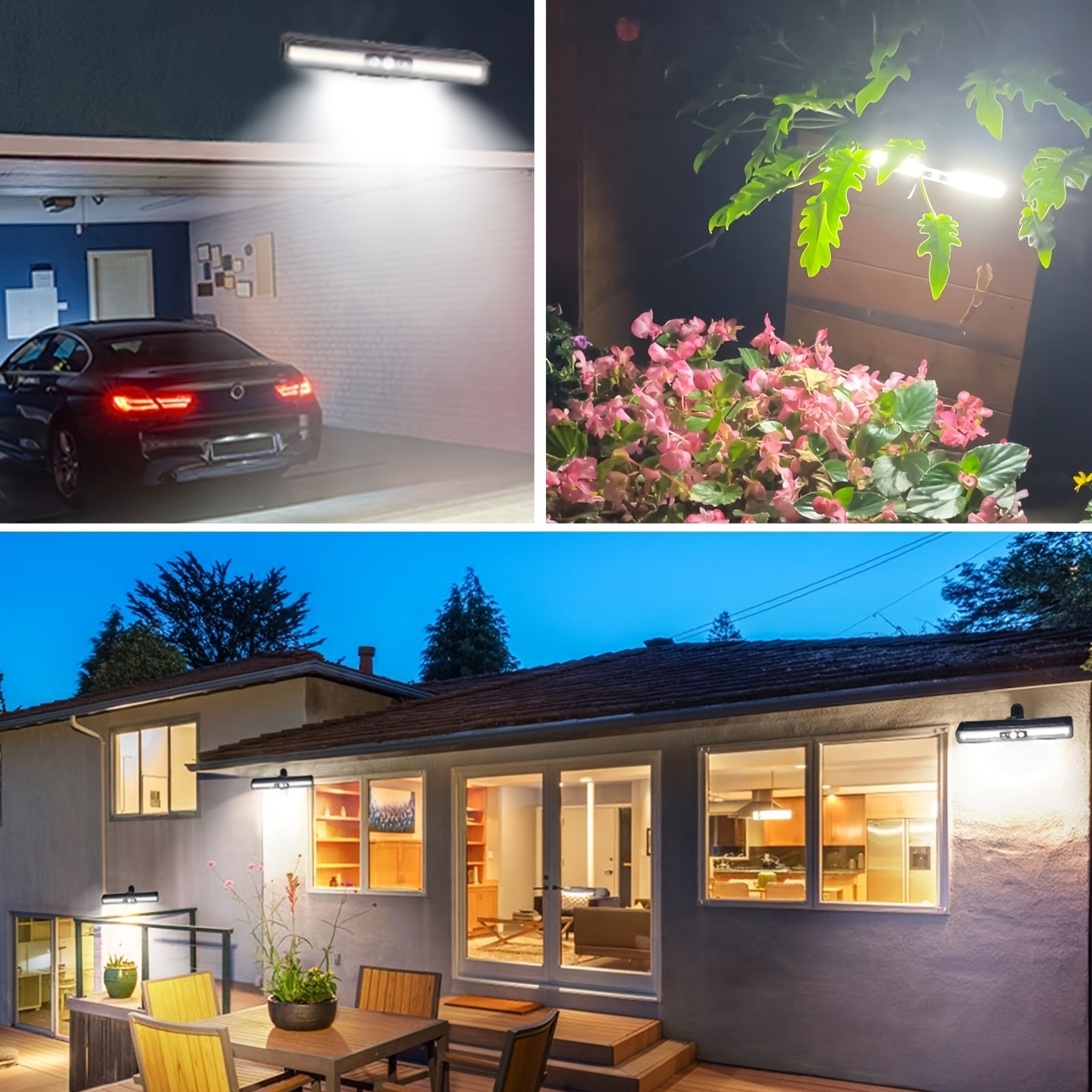 Outdoor Solar Motion Sensor Light – 36 LED, 10,000LM, Wall & Clip Mount