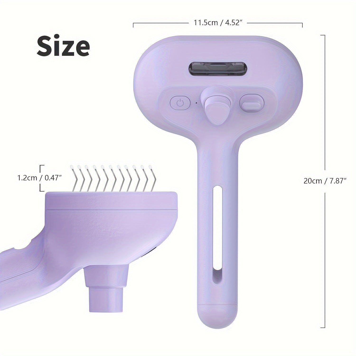 LIVEKEY Multifunctional Steam Pet Brush – USB Rechargeable Grooming Tool