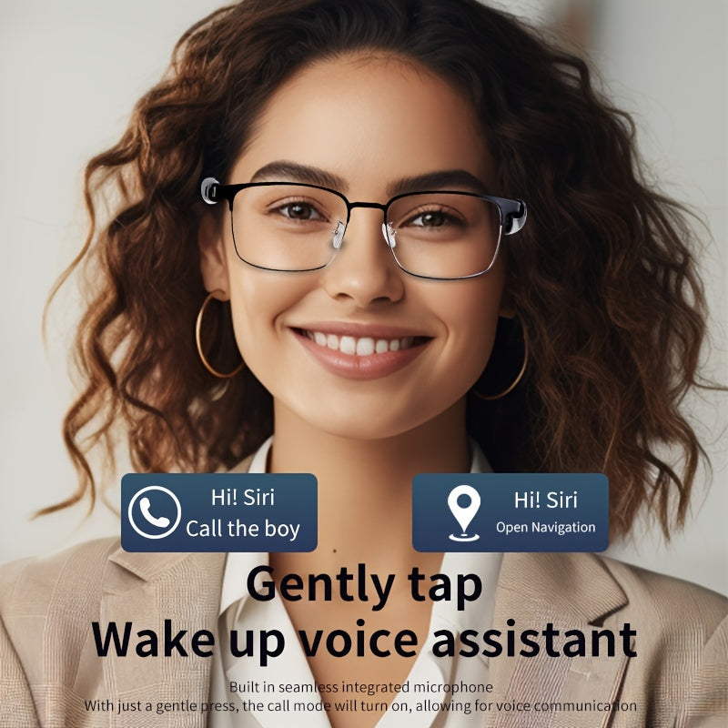 Smart Audio Glasses with Auto Dimming & Built-in Speakers