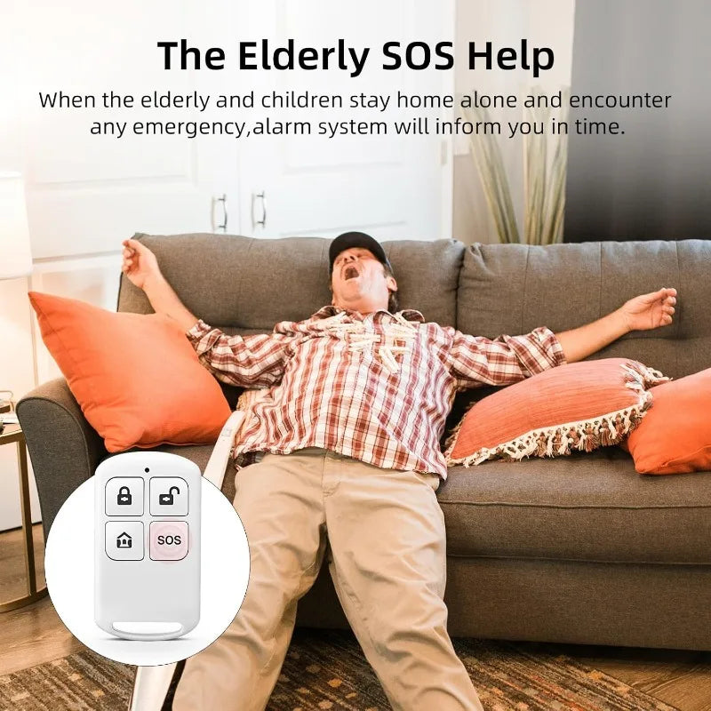 WiFi+GSM/4G Smart Home Alarm Security System Kit