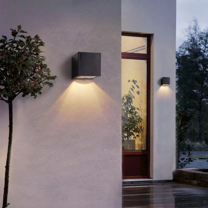 2-Pack Solar RGBW Landscape Wall Lights