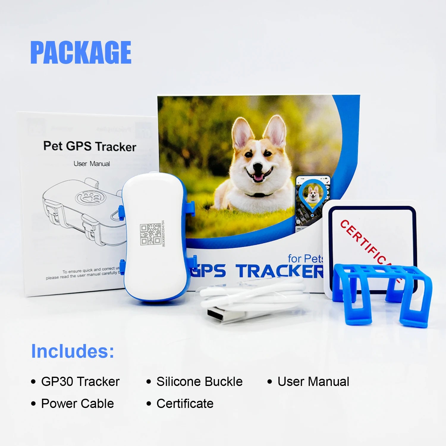 4G GPS Pet Tracker – Waterproof Smart Locator with App
