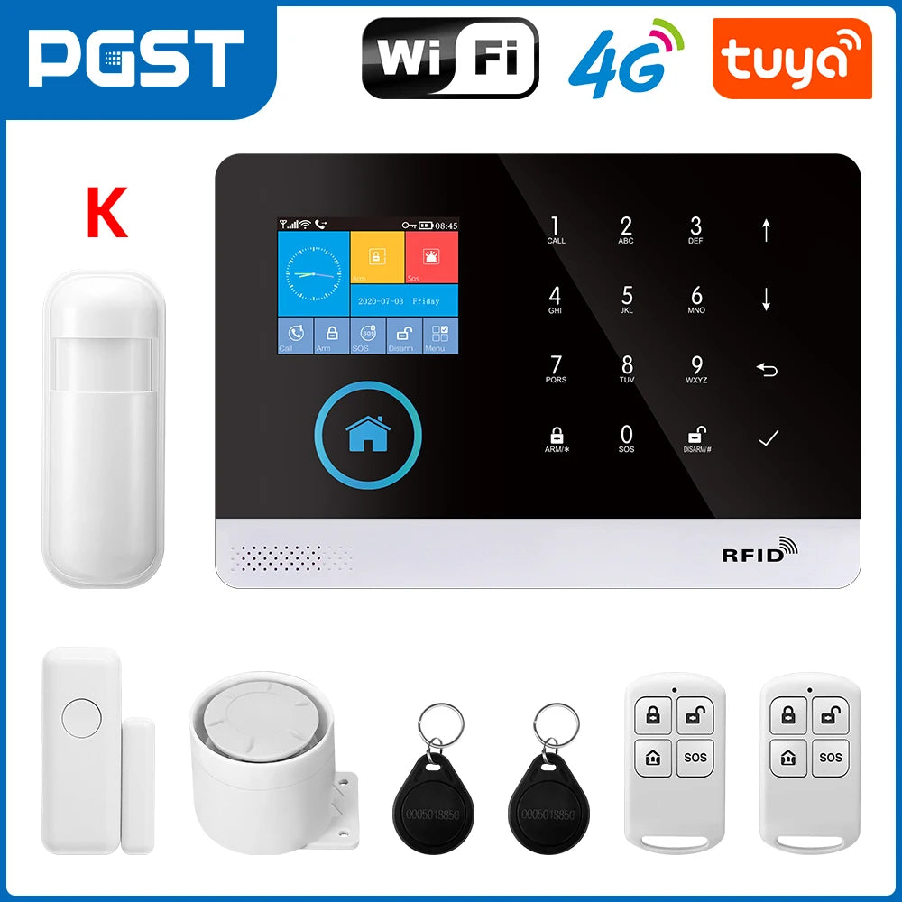 Wireless 4G WiFi Home Security System – No Monthly Fee