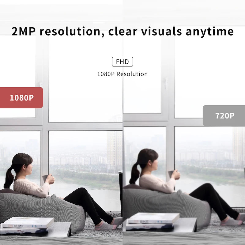 Foldable Indoor Pet Security Camera with Phone App