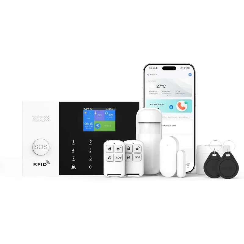 WiFi+GSM/4G Smart Home Alarm Security System Kit