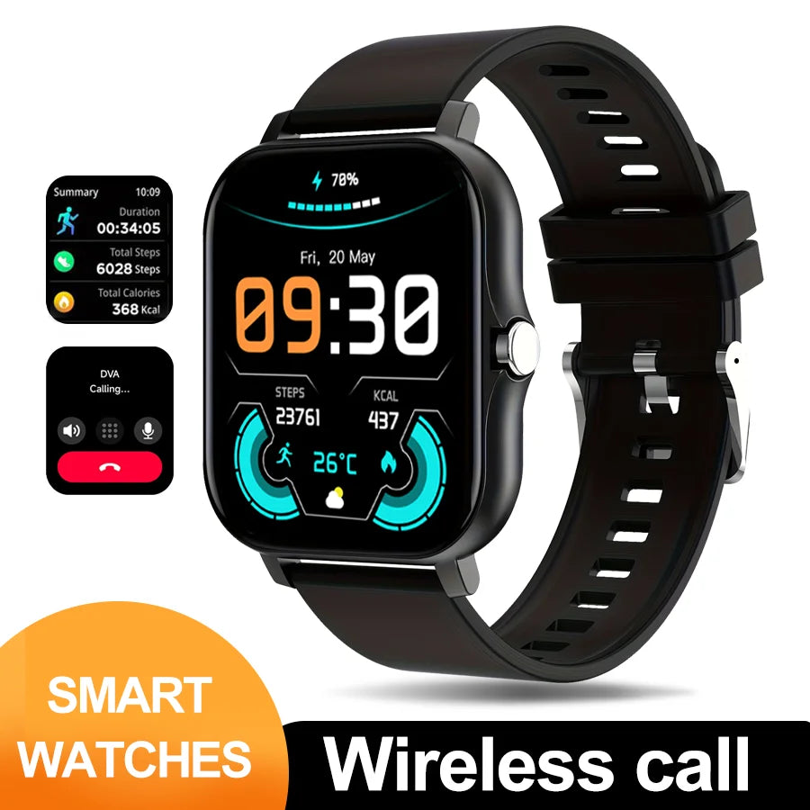 Bluetooth Smartwatch with Touch Dial & Fitness Tracker