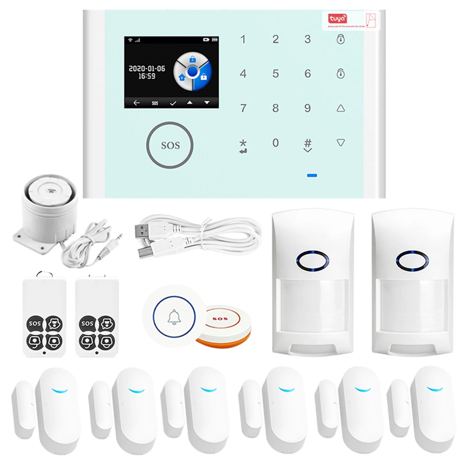CS118 3-in-1 WiFi GSM GPRS Smart Home Alarm System