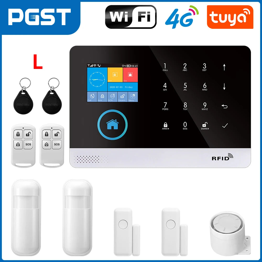 Wireless 4G WiFi Home Security System – No Monthly Fee
