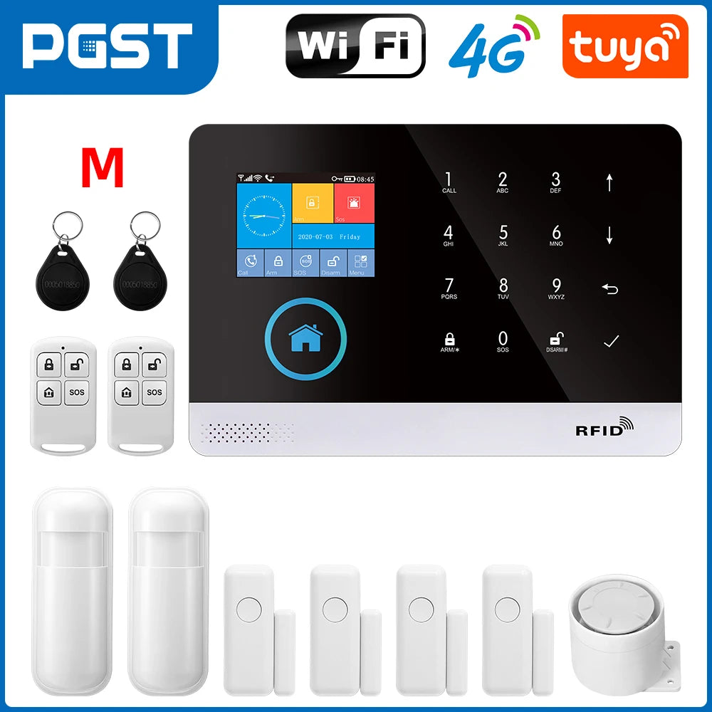 Wireless 4G WiFi Home Security System – No Monthly Fee