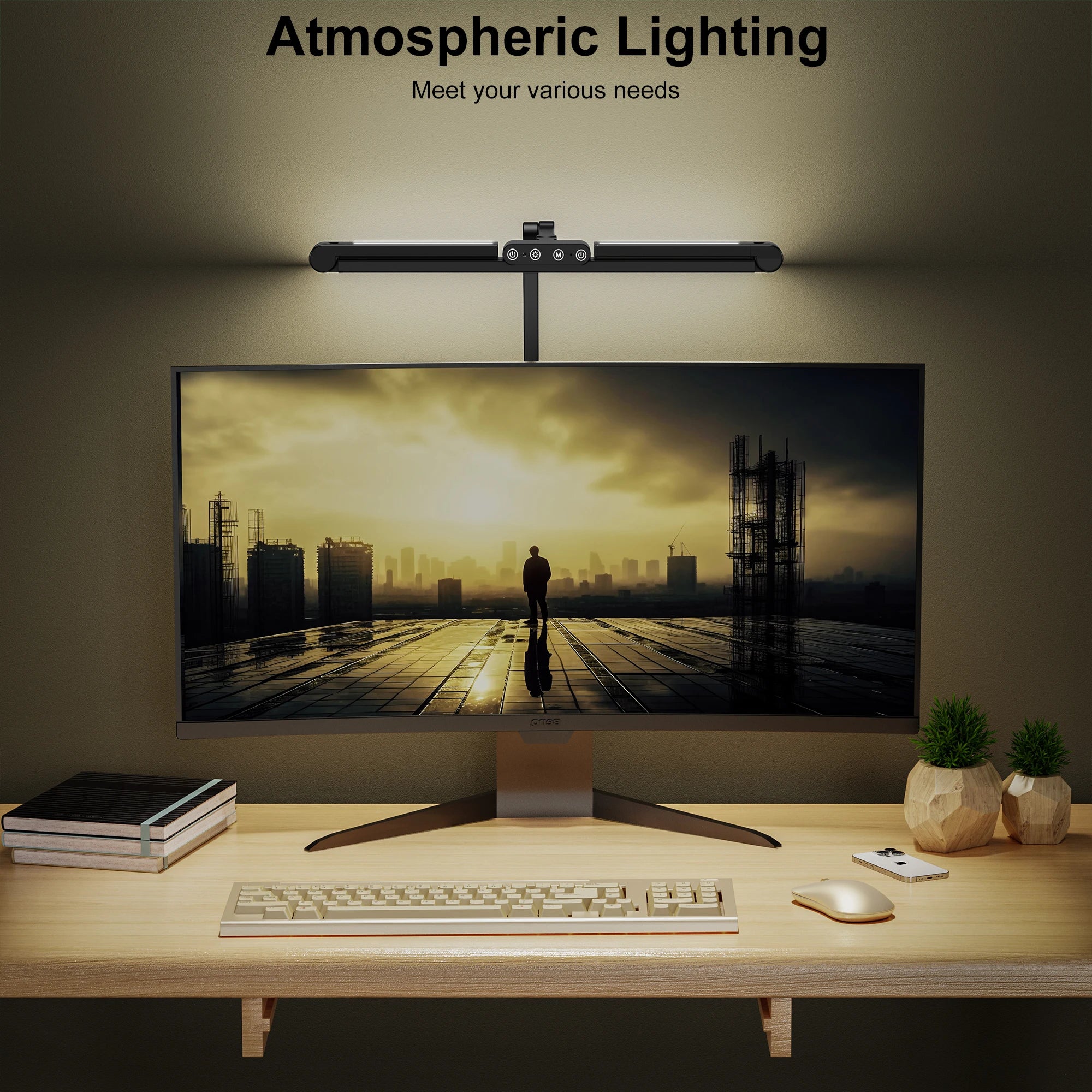 LED Architect Desk Lamp with Clamp & Auto Dimming