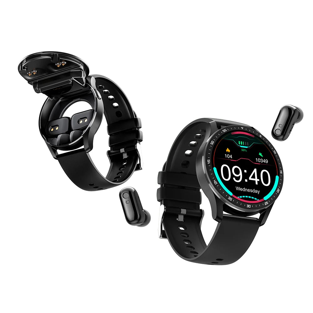 GEJIAN X10 Smartwatch with TWS Bluetooth Earbuds