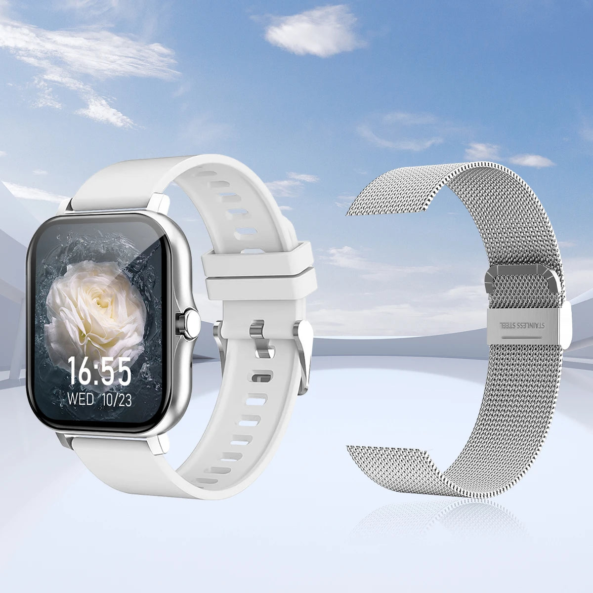 Smart Watch with Wireless Calling & Fitness Monitoring