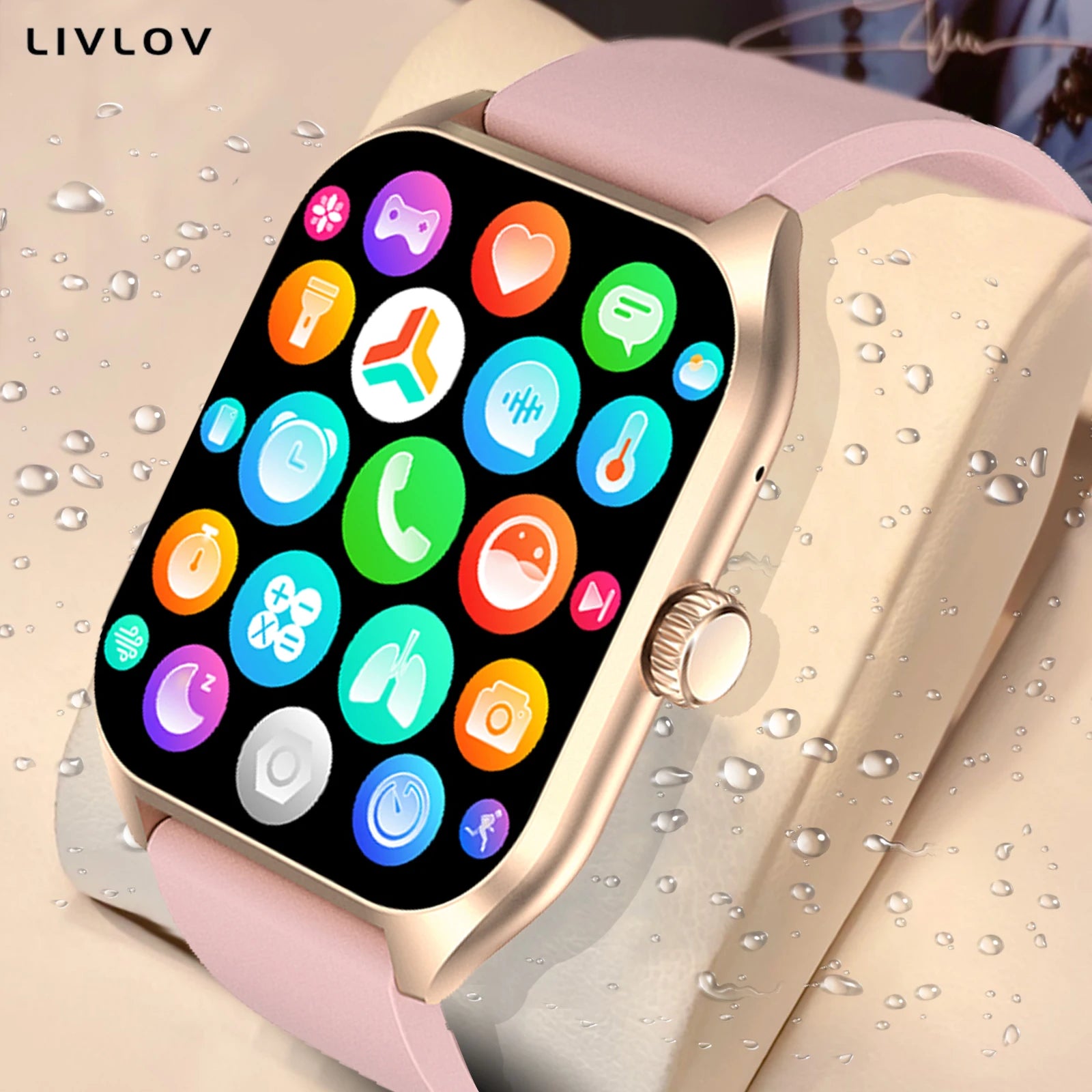 AI Voice Assistant Smart Watch with 1.96" HD Screen