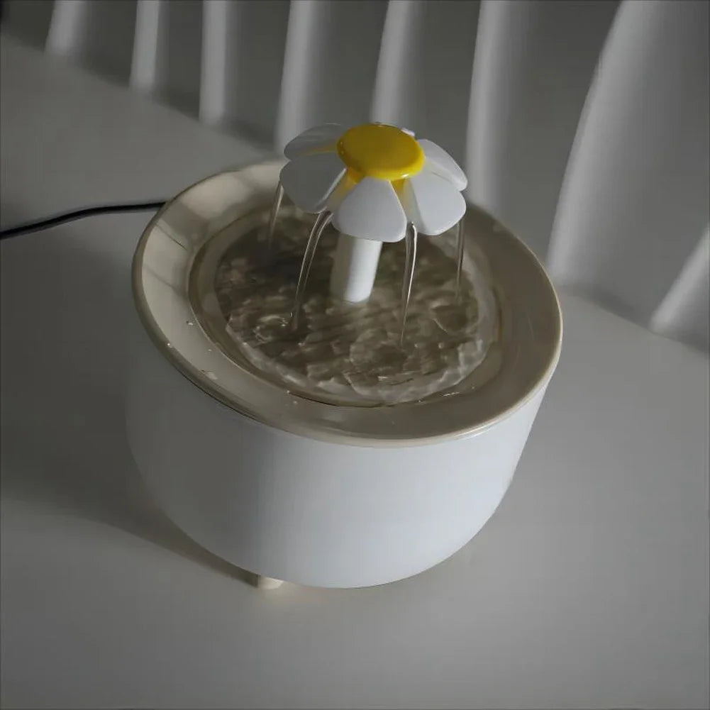 1200ml Electric Cat Water Fountain with USB Filter