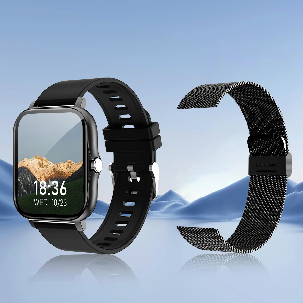 Smart Watch with Wireless Calling & Fitness Monitoring