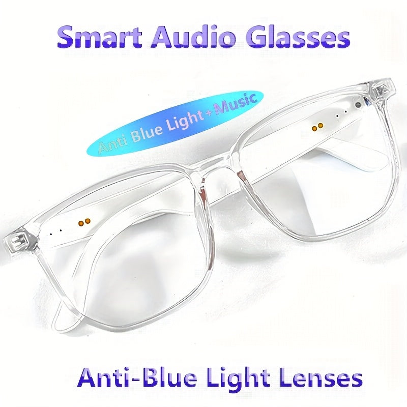 Smart Audio Glasses with Auto Dimming & Built-in Speakers