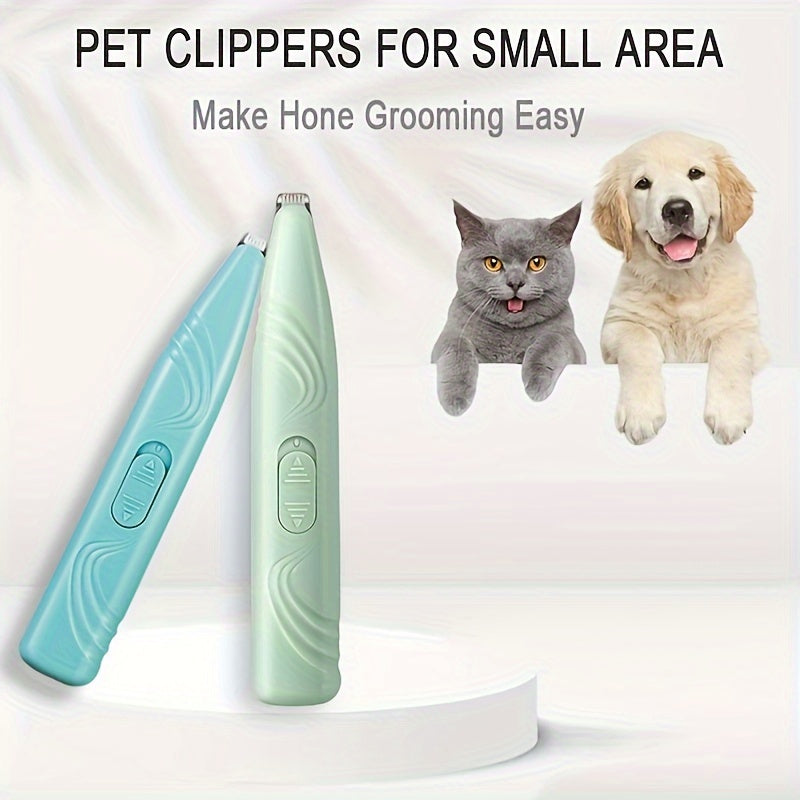 Cordless Pet Paw Trimmer – Low Noise Clippers for Dogs & Cats